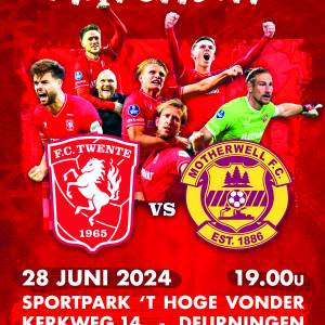 Voorbereidingswedstrijd: FC Twente tegen Motherwell FC bij D.S.V.D. Deurningen