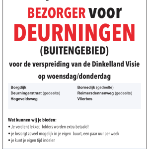 Vacature bezorger Deurningen