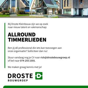 Vacature Droste BV bouwgroep