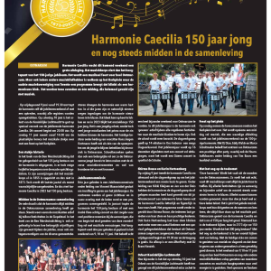 Harmonie Caecilia 150 jaar jong