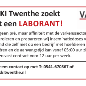 Vacature Varkens KI Twenthe