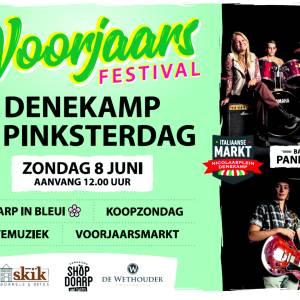 Voorjaarsmarkt op 1e Pinksterdag in Denekamp